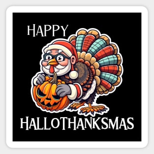 Happy Hallothanksmas Sticker